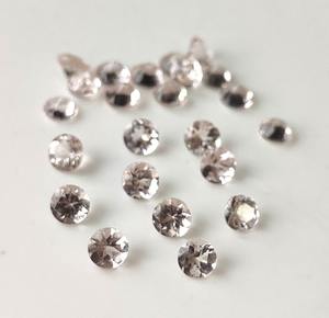 มอร์แกนไนต์ธรรมชาติขนาด4มม.-10มม. อัญมณีหลวมทำด้วยมือคุณภาพสูงสำหรับการทำเครื่องประดับ - Product Image 2