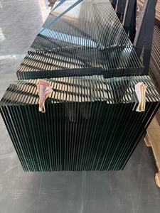 Verre de sécurité trempé transparent 6MM 8MM Panneau de verre trempé Porte de douche coulissante Écran de douche en verre - Product Image 2