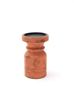 Premium <b>Vase</b> Shape Yellow Color Wooden Pillar Candle <b>Stand</b> Mango Wood Low MOQ Custom Manufacturer Factory Direct Sale - Product Image 4