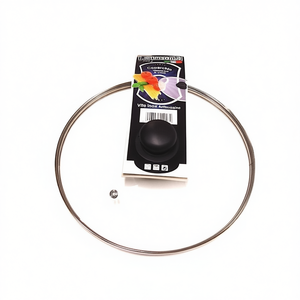 Tapa de Vidrio Transparente Cromada 420 de 32 cm para Olla Térmica Metalsomma - Product Image 2