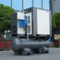 Compresor de Aire de Tornillo de 22KW, 16 bar, Estacionario, Alimentación CA, Tipo 4 en 1 para Corte Láser