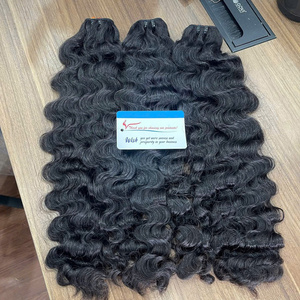 Extensions de cheveux humains bouclés birmans de qualité supérieure, mèches vierges brutes de cheveux vietnamiens, plusieurs tailles en stock - Product Image 1