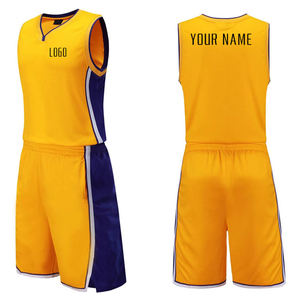 Uniforme de basket-ball à prix avantageux, respirant, logo/couleur personnalisés, vêtements de sport très vendus, confortable, uniforme de basket-ball tendance - Product Image 1