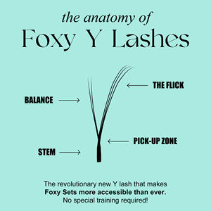 Pestañas Foxy YY, Cada Fibra Y Tiene Dos Puntas en Una Base con un Ángulo Incorporado que Crea un Efecto de Elevación Instantánea y un Delineador de Ojos Suave - Product Image 6