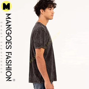 Camiseta Formal Extra Grande de Primera Calidad con Logotipo Personalizado, Algodón Suave para Hombre y Mujer, Cuello Redondo, Manga Corta, Ropa Casual - Product Image 3
