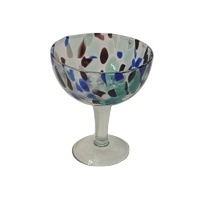 Verres à boisson en verre brillant faits à la main, uniques, de haute qualité, modernes et luxueux, UPOD, imprimé léopard coloré personnalisé, écologiques