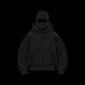 Sudadera con Capucha de Invierno Personalizada de Doble Capa, Sudadera con Capucha de Forro Polar Grueso con Cremallera para Hombre, 100% Algodón - Product Image 5