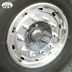 ฝาครอบล้อรถบัสทำจากสเตนเลส22.5x11.75 T304สำหรับ Scania - Product Image 1