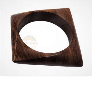 Bracelet en bois Sheesham bracelet en bois de forme ronde (AC 5471) meilleure qualité par Ayaans créations bracelet en bois - Product Image 3