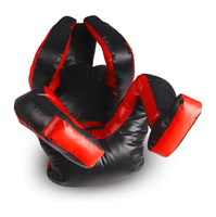 Mannequin de grappling JIKE Sports MMA - Matériel PU - Sac de frappe lourd de 30 kg - Entraînement de Jiu-Jitsu brésilien - Arts martiaux - Rouge/Noir