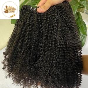 Paquets de cheveux humains bouclés crépus mongols birmans cuticule à vague profonde lâche crue alignée du Vietnam ConceptHair - Product Image 1