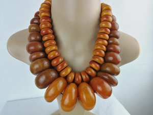 Collier de perles de sodalite naturelle, collier de perles rondes lisses en sodalite de 8mm, collier ras du cou en cristal fait main bijoux en perles - Product Image 2