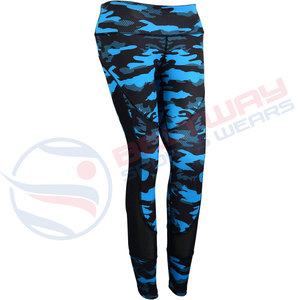 Leggings de gymnastique sublimés sur mesure pour femmes nouveau design de leggings de fitness avec logo à la taille pour l'approvisionnement en gros de yoga - Product Image 1
