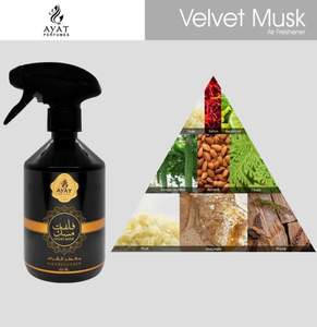 Velvet Musk 500มล. เครื่องฟอกอากาศโดย Ayat น้ำหอมบ้านและภายในรถสเปรย์เพิ่มความสดชื่นในห้องพักได้รับการรับรองฮาลาลมีกลิ่นหอมหมอก - Product Image 5