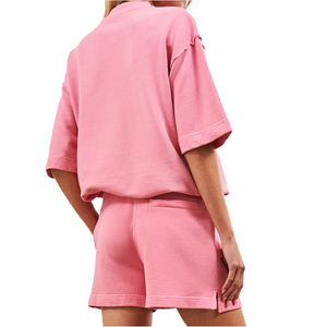 Sweat à capuche et short 2 pièces en coton/polyester pour femme à bas prix, design personnalisé, sweat à capuche de haute qualité pour femme - Product Image 3