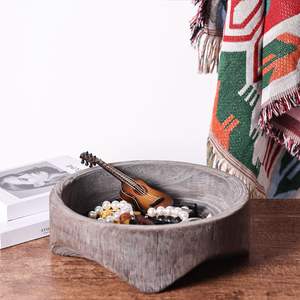 Bol de service moderne en bois d'acacia de haute qualité avec un design élégant pour les repas en famille - Product Image 4