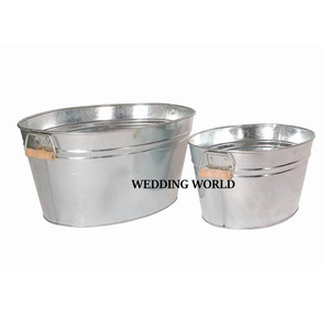 Jardinière galvanisée de luxe pour la maison et le jardin, jardinière design, taille personnalisée, nouvelle jardinière en métal de luxe - Product Image 6