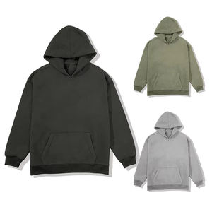 Conjunto de sudadera con capucha y pantalones de chándal pesados de invierno con estampado a prueba de viento de alta calidad personalizado Unisex para hombre, chándal de dos piezas - Product Image 4