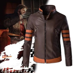 Chaqueta Personalizada para Motociclista, Chaqueta de Béisbol con Estampado de Letras Bordadas, Manga de Cuero, Bombardero de Invierno para Hombre - Product Image 5