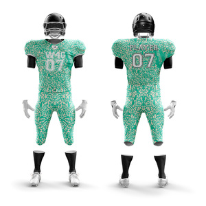 Conjunto de Pantalones Cortos de Jersey de Fútbol Americano Personalizados para Hombre W4G, 100% Poliéster, Transpirable, de Secado Rápido, Antibacteriano, Anti-UV, Talla Grande - Product Image 4