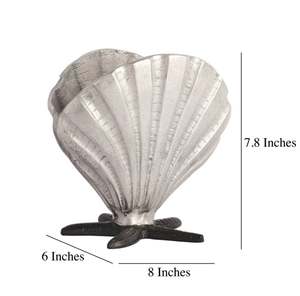 Florero de Aluminio Plateado Personalizado al por Mayor, Decoración Festiva para el Hogar, Decoración de Mesa, Decoración de Hotel, Hecho a Mano en India - Product Image 4