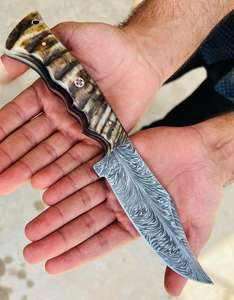 Premium Survival High Quality Hot Seller Customized Handmade Top Quality Damascus <b>Steel</b> Hunting Skinner knives 4 Inches - Product Image 1