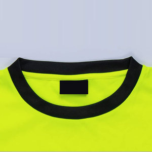 Venta al por mayor de ropa de seguridad reflectante de manga larga personalizable con logotipo de alta visibilidad-Camisetas de poliéster a prueba de agua en estilos de jugador de malla - Product Image 3