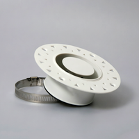Diffuseur d'air de plafond sans cadre de 75 mm, grille d'aération dissimulée pour la ventilation des salles de bain et des toilettes