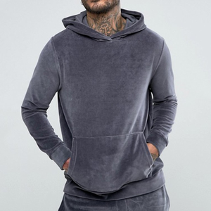 Sweat-shirts unisexes à capuche personnalisés avec logo, en molleton épais de haute qualité, surdimensionnés, pour broderie en coton - Product Image 1