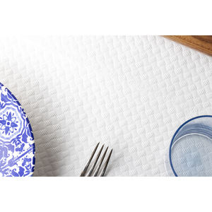 Nappe blanche 100x100cm 50gsm de qualité supérieure, papier professionnel, 400 pièces, B2B - Product Image 2