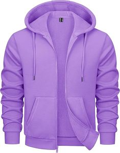Classic Cotton Fleece Zip Hoodie Moda Estilo de gran tamaño Unisex Winter Streetwear - Product Image 1