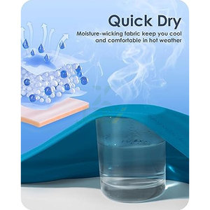 Men's UPF 50+ Sun Protection <b>Long</b> <b>Sleeve</b> Shirt Lightweight Quick Dry UV SPF Rash Guard <b>Swim</b> Shirt Moisture Wicking - Product Image 3