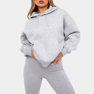 Sudadera con Capucha de Moda Casual de Invierno para Mujer, Tallas Grandes, Estilo Urbano, 100% Algodón, Personalizable en la Parte Delantera, Color Personalizado, Antipilling, Secado Rápido - Product Image 5