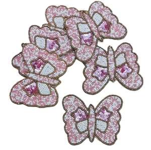 Nuevos diseños, alfombrillas de corredor de cristal con cuentas hechas a mano indias, almohadillas y posavasos para decoración de mesa de boda y fiesta de Navidad - Product Image 5