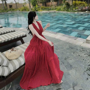 Elegante vestido Maxi para mujer Casual Comfort Body-Con Bodycon con decoración de encaje Cintura natural ODM Lavable Fabricante de Vietnam - Product Image 1