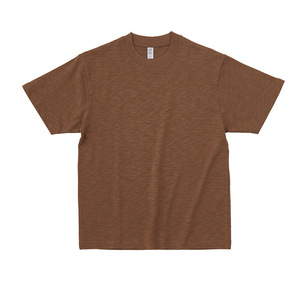 Camiseta de manga corta de talla grande de algodón de bambú pesado Retro Vintage de 300g, Camiseta holgada de Color sólido transpirable de verano para hombre - Product Image 5