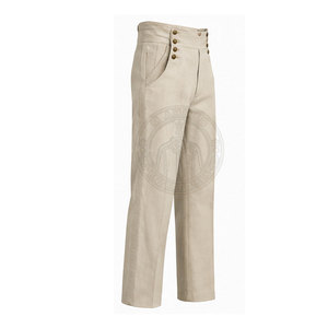 Pantalón de la Guerra Napoleónica de Primera Calidad, Diseño Clásico con Cierre de Cintura Seguro y Costuras Impecables - Product Image 4