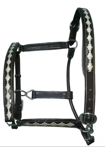 Haute qualité de confort anglais selle cheval licou Portable réglable rembourrage en cuir matériel en laiton prix de gros Nylon chaud - Product Image 3