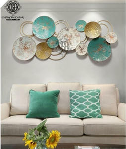 Lujo hecho a mano decorativo granja Metal pared arte hogar Decoración pared arte montado en la pared colgante Metal obras de arte - Product Image 2