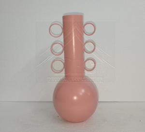 Jarrón de Metal Rosa Estilo Ins, Jarrón con Acabado Mate para Flores Artificiales, Jarrón Creativo Minimalista, Venta al por Mayor, Decoración del Hogar - Product Image 3