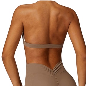 Sujetador Deportivo Ligero Cloud Hide para mujer XL Gym Fitness Crop Top Sexy Strappy Yoga Vest Running Gym Shirt Workout Sportswear - Product Image 4