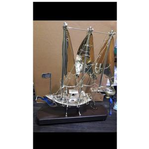 Navire en laiton antique pour la maison et l'hôtel articles décoratifs pièce maîtresse intérieure avec finition de haute qualité navires élégants en bois rustiques - Product Image 6