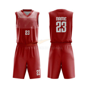 Fabricante de camisetas de baloncesto personalizadas de calidad superior, conjuntos de uniformes reversibles de diseño gratuito para hombres y mujeres jóvenes - Product Image 3