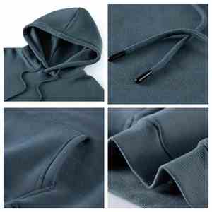 Conjunto Deportivo Personalizado con Capucha, Transpirable, Corte Ajustado, Chaqueta y Pantalones de Felpa de Peso Medio para Hombre - Product Image 6