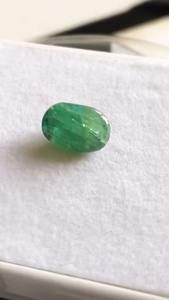 Calidad AAA 4.71cts Esmeralda zambiana Lustre excepcional Corte perfecto Pulido Corte ovalado Piedras preciosas sueltas para joyería certificada - Product Image 5