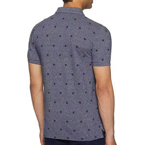 2025เสื้อยืดผู้ชายแบบถักแฟชั่นแขนสั้นสีทึบสไตล์ธุรกิจลำลองมีปกสีล้วนสำหรับฤดูร้อน - Product Image 3