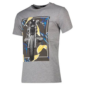 เสื้อยืดผู้ชายโอเวอร์ไซส์ผ้าฝ้ายออร์แกนิก180กรัมพิมพ์ลายด้วยการระเหิดน้ำหนักมาก - Product Image 5