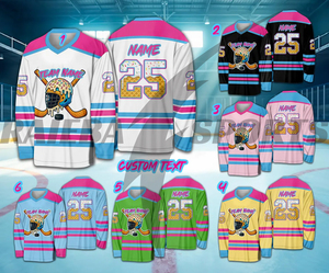 Uniformes de hockey sobre hielo transpirables personalizados al por mayor de fábrica de calidad superior 2025, conjunto de diseño personalizado, nombre del equipo y todo - Product Image 5