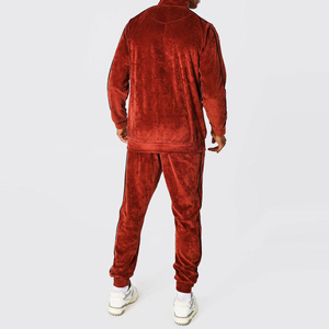 Custom Printed Digital Print Logo <b>Men's</b> Solid Casual Track Suits Breathable Loose Cotton Ribbed Lightweight Winter - Product Image 2