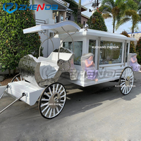 Limousines funéraires/beau cercueil moderne blanc calèche funéraire cheval corbillard à vendre